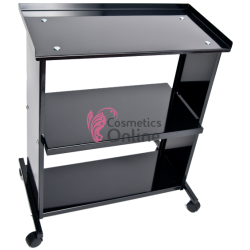 Ucenic pentru decantor, metalic, cu roti, Linea Pro, culoare neagra